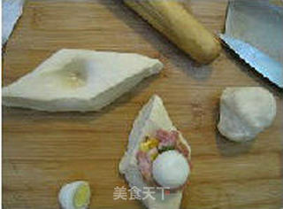 菱形元宝面包的做法步骤:15
