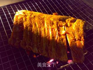 咖喱烤大排的做法步骤:4