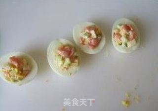 三文鱼鸡蛋盏的做法步骤:8