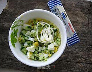 圣诞树沙拉的做法步骤:7