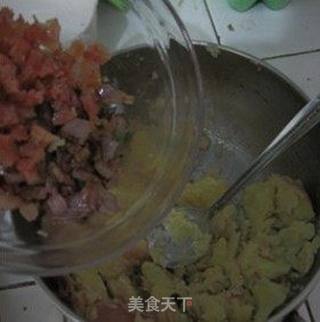 日式沙拉土豆煎饼的做法步骤：8