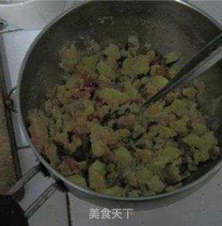 日式沙拉土豆煎饼的做法步骤：9