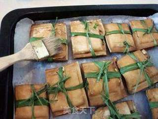 烤箱傣味烤豆腐的做法步骤:7