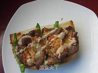 烤肉土司片的做法步骤:10