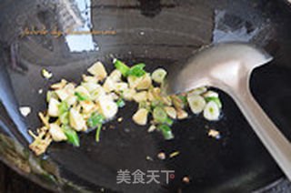 菠菜炒腐竹的做法步骤:5
