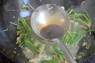 菠菜炒腐竹的做法步骤:8