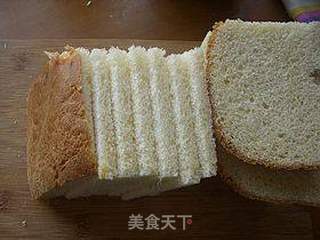 椰香紫薯香脆面包片的做法步骤:2