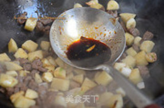 苹果牛肉的做法步骤:9