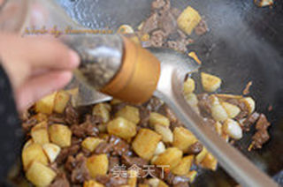 苹果牛肉的做法步骤:10