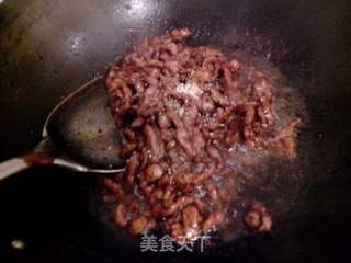 京酱肉丝的做法步骤:14