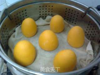 南瓜馒头的做法步骤:7