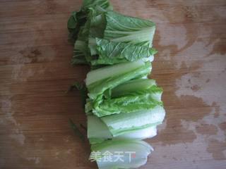 清炒小白菜的做法步骤:2