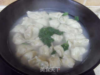 金针菇馄饨的做法步骤：5