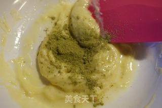 日式抹茶白巧纸杯蛋糕的做法步骤：8