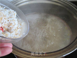 鸡汁枸杞山药粥的做法步骤:3