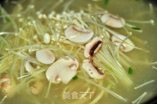 上汤青菜豆腐丝的做法步骤：5