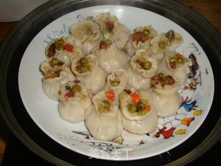 干蒸腊肉糯米烧卖的做法步骤：6