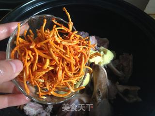 【虫草花啤酒鸭】的做法步骤:8