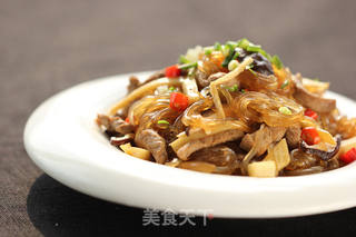肉丝炒苕粉的做法步骤:13