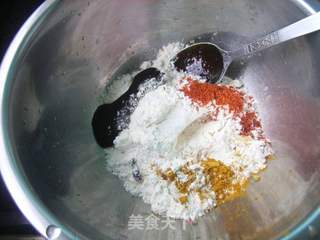 印式炸西兰花的做法步骤:3