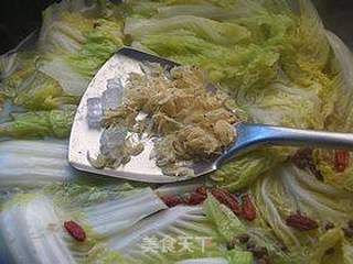 枸杞炖白菜的做法步骤:4