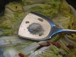 枸杞炖白菜的做法步骤:5