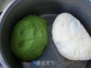 菠菜花卷的做法步骤:4