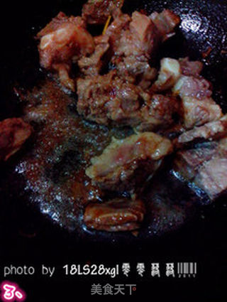 香菇排骨焖饭的做法步骤:3