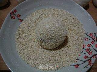 【豆浆紫薯豆沙麻团】豆浆的充分利用的做法步骤:7