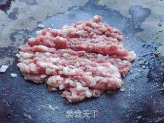 肉末炒芭蕉心的做法步骤:4