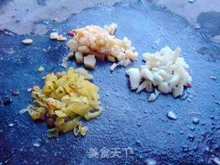 肉末炒芭蕉心的做法步骤:5