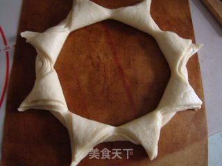 太阳花面包的做法步骤：8