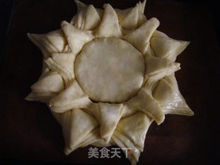 太阳花面包的做法步骤：12