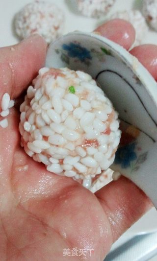 珍珠丸子的做法步骤:10