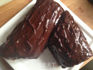 【圣诞树桩蛋糕】的做法步骤:15