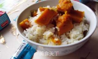 把健康吃进去 ---- 南瓜饭的做法步骤:7