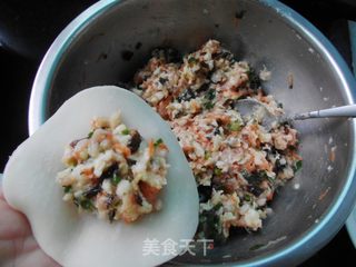 鲜肉白菜蒸饺的做法步骤：6