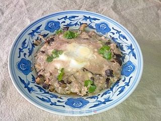 香菇肉末蒸蛋的做法步骤:9