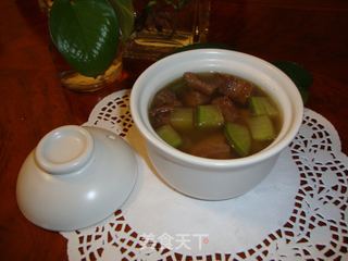 绿萝卜牛肉汤的做法步骤：5