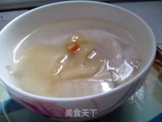 狗肚鱼咸菜汤的做法步骤:4