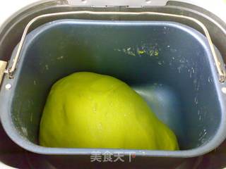 绿茶奶油吐司的做法步骤:3