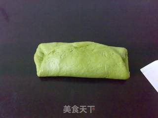 绿茶奶油吐司的做法步骤:6