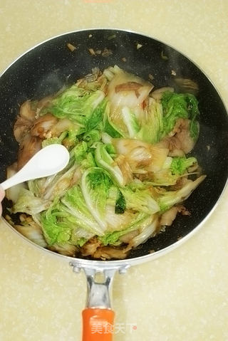 【炒大白菜】---考验厨师手艺高低的一道家常菜的做法步骤:10