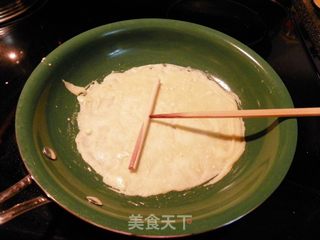 家庭版苹果馅可丽饼的做法步骤:7
