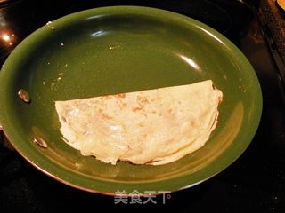 家庭版苹果馅可丽饼的做法步骤:9