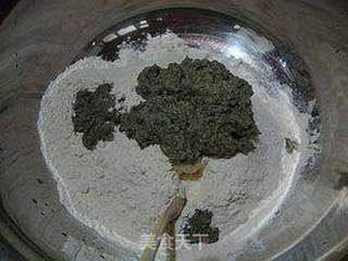豆渣好去处---------【黑豆渣花卷】的做法步骤:3