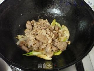 葱爆羊肉的做法步骤:7