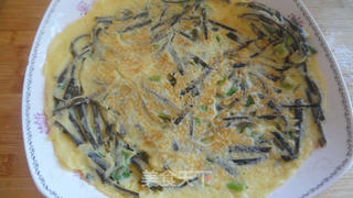 海带丝鸡蛋饼的做法步骤:5