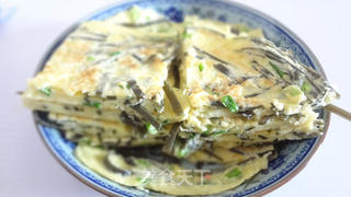 海带丝鸡蛋饼的做法步骤：6