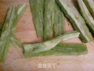 香辣苦瓜的做法步骤:3